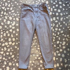 American Eagle Outfitters Light Gray Super Stretch Jeans